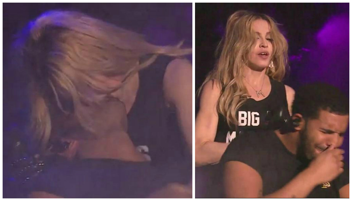 Video Drake Madonna End Coachella S First Weekend With Bang Make Out On Stage Jojocrews Com