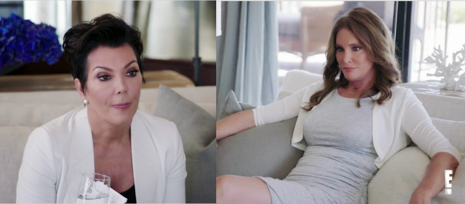Caitlyn Jenner is now sitting down with her ex wife Kris Jenner in Sunday&a...