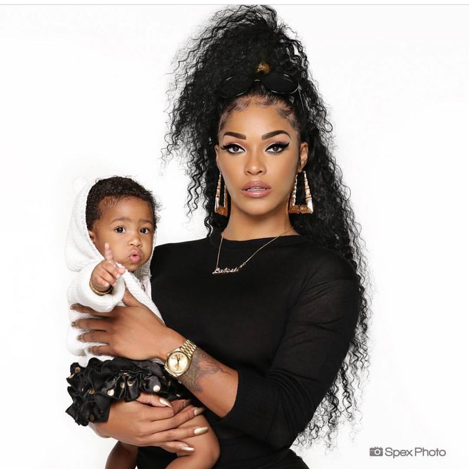 Adorable Joseline Hernandez and Daughter Bonnie Bella Pose It Up For